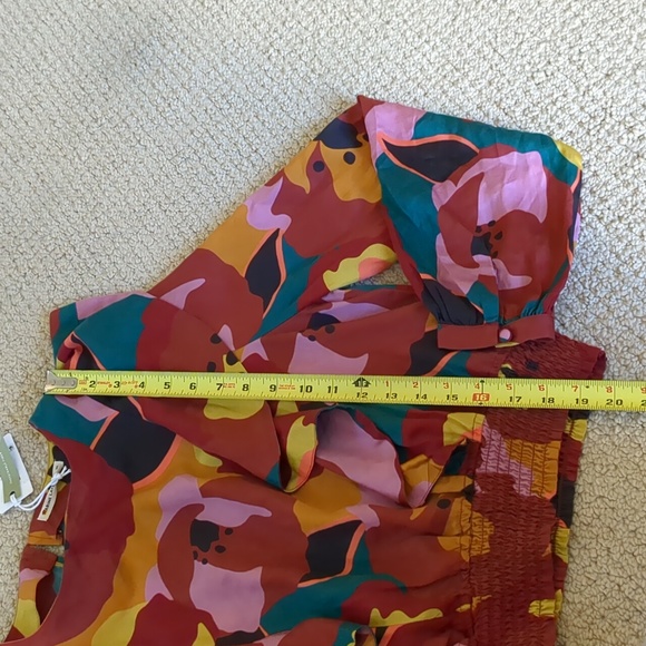 New Marine Layer floral print blouse - Picture 3 of 6